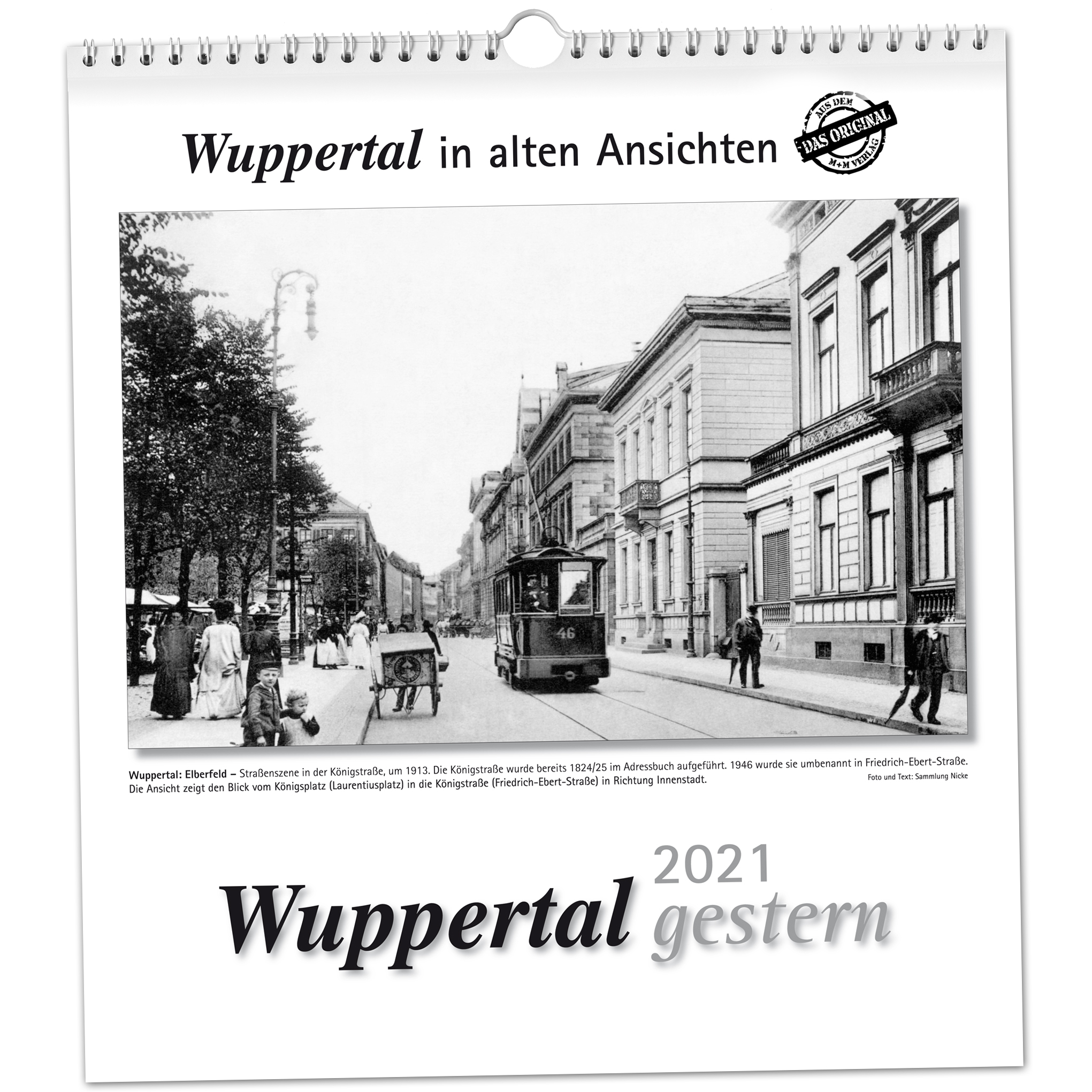 Wuppertal gestern 2021 – M+M Kalender